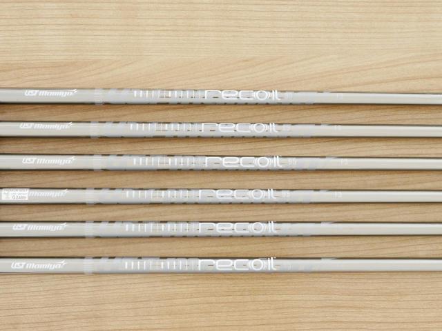 Iron set : Mizuno : ชุดเหล็ก Mizuno Pro 221 Forged (ปี 2023 นุ่ม แน่น คมมากๆๆ) มีเหล็ก 5-Pw (6 ชิ้น) ก้านกราไฟต์ UST Mamiya RECOIL 95 F3 Flex R