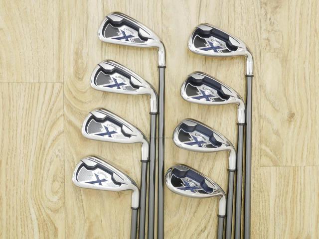 Iron set : Callaway : ชุดเหล็ก Callaway X-20 มีเหล็ก 4-Pw,Sw (8 ชิ้น) ก้านกราไฟต์ Flex R