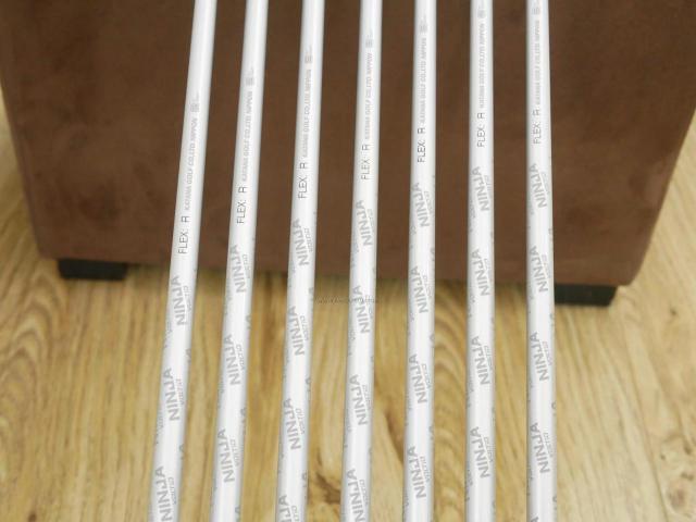 Iron set : Katana : ชุดเหล็ก Katana NINJA Hybrid Iron (รุ่นปี 2021 หน้าเด้ง ตีไกลมาก) มีเหล็ก 6-Pw,Aw,Sw (7 ชิ้น) ก้านกราไฟต์ Flex R
