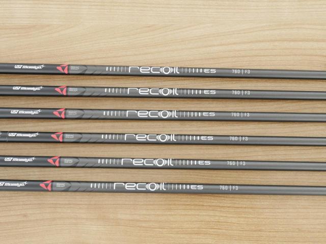 Iron set : Taylormade : ชุดเหล็ก Taylormade P770 Forged (รุ่นล่าสุด ออกปี 2024 นุ่ม แน่น) มีเหล็ก 5-Pw (6 ชิ้น) ก้านกราไฟต์ UST Mamiya RECOIL ES 760 F3 Flex R