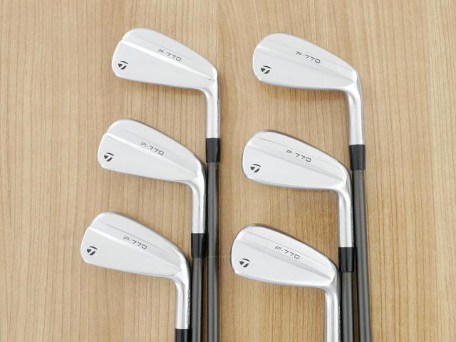 Iron set : Taylormade : ชุดเหล็ก Taylormade P770 Forged (รุ่นล่าสุด ออกปี 2024 นุ่ม แน่น) มีเหล็ก 5-Pw (6 ชิ้น) ก้านกราไฟต์ UST Mamiya RECOIL ES 760 F3 Flex R
