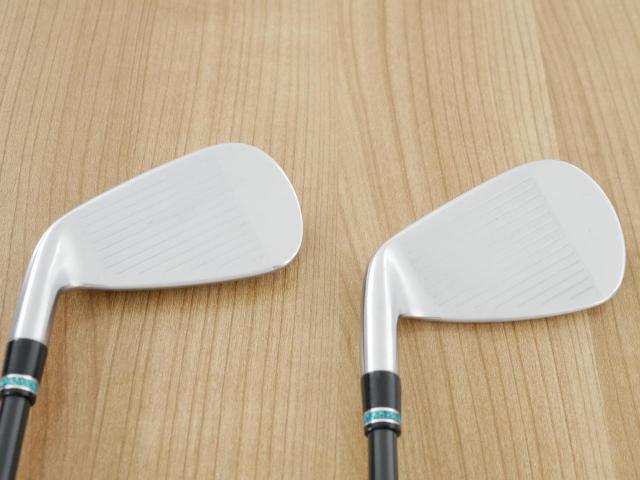 Iron set : PRGR : ชุดเหล็กกระเทย PRGR NEW Egg Forged (รุ่นปี 2020 ตีง่ายและไกลมากๆ เด้งสุดๆ COR 0.82) มีเหล็ก 6-Pw,Aw,As (7 ชิ้น) ก้านกราไฟต์ UST Mamiya ATTAS FF 85 Flex S