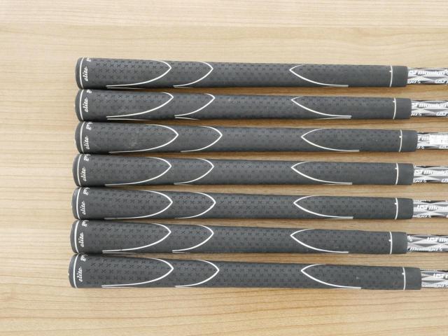 Iron set : PRGR : ชุดเหล็กกระเทย PRGR NEW Egg Forged (รุ่นปี 2020 ตีง่ายและไกลมากๆ เด้งสุดๆ COR 0.82) มีเหล็ก 6-Pw,Aw,As (7 ชิ้น) ก้านกราไฟต์ UST Mamiya ATTAS FF 85 Flex S