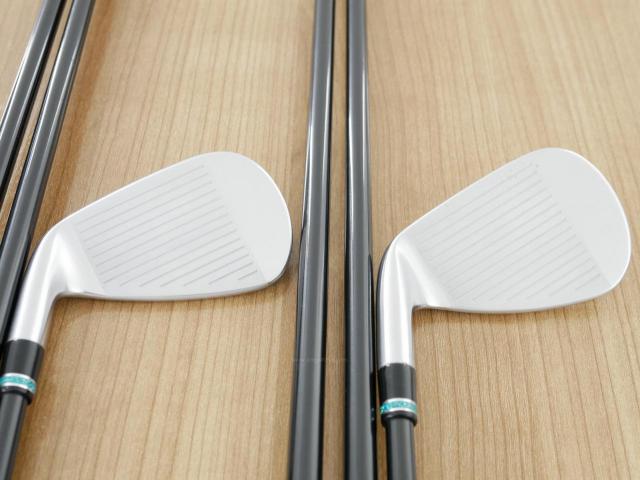 Iron set : PRGR : ชุดเหล็กกระเทย PRGR NEW Egg Forged (รุ่นปี 2020 ตีง่ายและไกลมากๆ เด้งสุดๆ COR 0.82) มีเหล็ก 6-Pw,Aw,As (7 ชิ้น) ก้านกราไฟต์ UST Mamiya ATTAS FF 85 Flex S