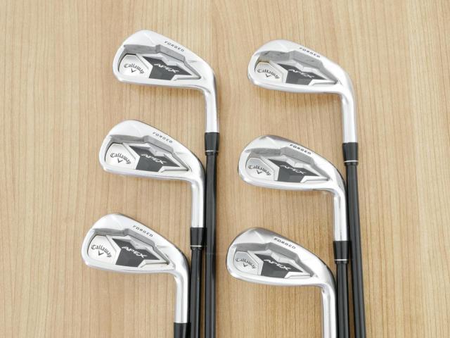 Iron set : Callaway : ชุดเหล็ก Callaway APEX Forged (ปี 2020) มีเหล็ก 6-Pw,Aw (6 ชิ้น) ก้านเหล็ก True Temper Elevate 95 VSS Flex R