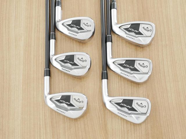 Iron set : Callaway : ชุดเหล็ก Callaway APEX Forged (ปี 2020) มีเหล็ก 6-Pw,Aw (6 ชิ้น) ก้านเหล็ก True Temper Elevate 95 VSS Flex R