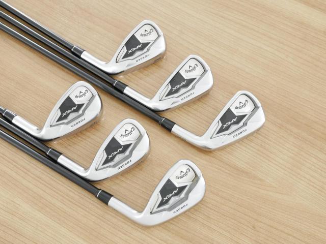 Iron set : Callaway : ชุดเหล็ก Callaway APEX Forged (ปี 2020) มีเหล็ก 6-Pw,Aw (6 ชิ้น) ก้านเหล็ก True Temper Elevate 95 VSS Flex R
