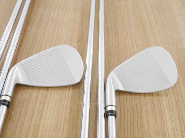 Iron set : PRGR : ชุดเหล็กกระเทย PRGR NEW Egg Forged (รุ่นปี 2020 ตีง่ายและไกลมากๆ เด้งสุดๆ COR 0.82) มีเหล็ก 7-Pw,Aw,As (6 ชิ้น) ก้านเหล็ก NS Pro 080 Flex SR (M40)