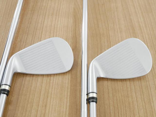 Iron set : PRGR : ชุดเหล็กกระเทย PRGR NEW Egg Forged (รุ่นปี 2020 ตีง่ายและไกลมากๆ เด้งสุดๆ COR 0.82) มีเหล็ก 7-Pw,Aw,As (6 ชิ้น) ก้านเหล็ก NS Pro 080 Flex SR (M40)