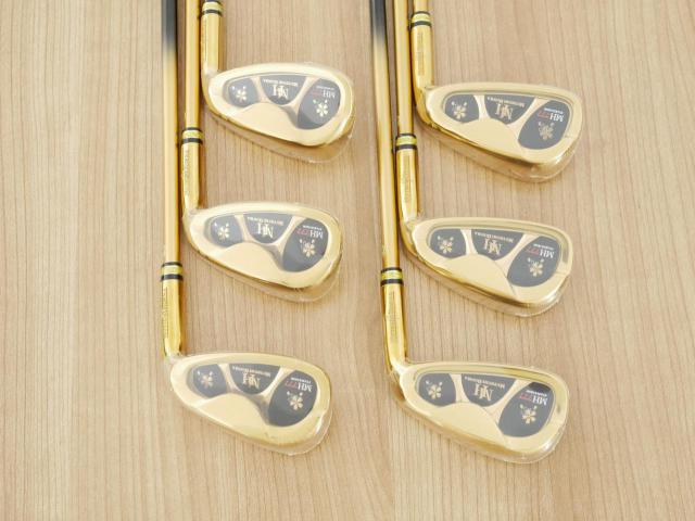 Iron set : Other Brand : **ของใหม่ ยังไม่แกะพลาสติก** ชุดเหล็ก Mutsumi Honma MH777 One Length (ใบใหญ่ ตีง่าย ไกล) มีเหล็ก 5-Pw (6 ชิ้น) ก้านกราไฟต์ Flex SR