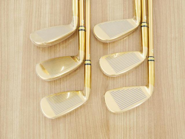 Iron set : Other Brand : **ของใหม่ ยังไม่แกะพลาสติก** ชุดเหล็ก Mutsumi Honma MH777 One Length (ใบใหญ่ ตีง่าย ไกล) มีเหล็ก 5-Pw (6 ชิ้น) ก้านกราไฟต์ Flex SR