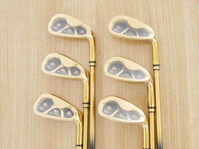 Iron set : Other Brand : **ของใหม่ ยังไม่แกะพลาสติก** ชุดเหล็ก Mutsumi Honma MH777 One Length (ใบใหญ่ ตีง่าย ไกล) มีเหล็ก 5-Pw (6 ชิ้น) ก้านกราไฟต์ Flex SR