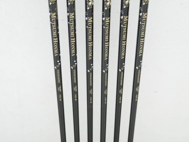 Iron set : Other Brand : **ของใหม่ ยังไม่แกะพลาสติก** ชุดเหล็ก Mutsumi Honma MH777 One Length (ใบใหญ่ ตีง่าย ไกล) มีเหล็ก 5-Pw (6 ชิ้น) ก้านกราไฟต์ Flex SR