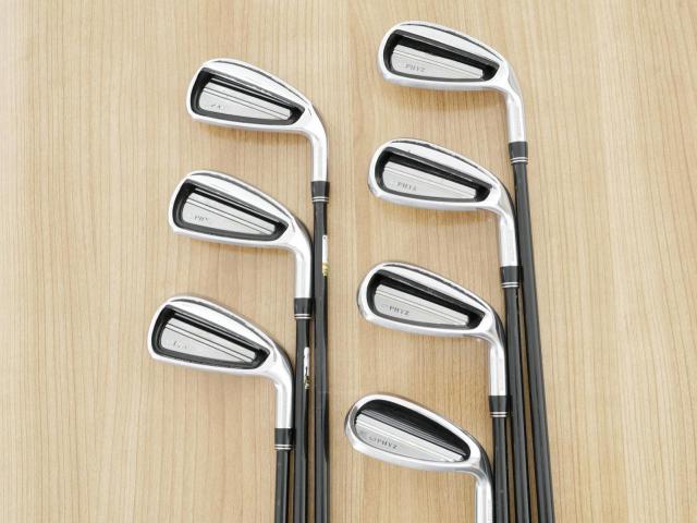 Iron set : Tourstage : ชุดเหล็ก Tourstage PHYZ III (ปี 2017 ซีรี่ย์ท๊อป ใบใหญ่ ตีง่าย ไกล) มีเหล็ก 5-Pw,Sw (7 ชิ้น) ก้านกราไฟต์ Flex S