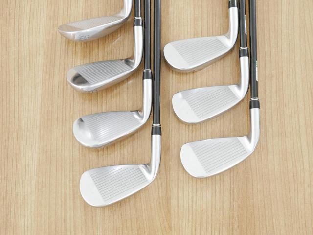 Iron set : Tourstage : ชุดเหล็ก Tourstage PHYZ III (ปี 2017 ซีรี่ย์ท๊อป ใบใหญ่ ตีง่าย ไกล) มีเหล็ก 5-Pw,Sw (7 ชิ้น) ก้านกราไฟต์ Flex S