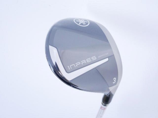 Lady club : All : **ของใหม่ ยังไม่แกะพลาสติก** หัวไม้ 3 Yamaha Inpres DriveStar (รุ่นล่าสุด ปี 2025 ตีไกลมากๆ) Loft 16.5 ก้าน Mitsubishi ELDIO TM-325f Flex L