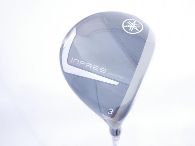 Lady club : All : **ของใหม่ ยังไม่แกะพลาสติก** หัวไม้ 3 Yamaha Inpres DriveStar (รุ่นล่าสุด ปี 2025 ตีไกลมากๆ) Loft 16.5 ก้าน Mitsubishi ELDIO TM-325f Flex L
