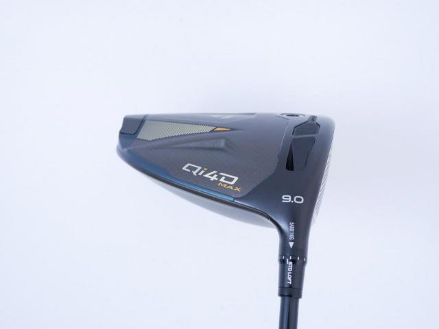 Driver : Taylormade : ไดรเวอร์ Taylormade Qi4D MAX (รุ่นใหม่ล่าสุด ออกปี 2026) Loft 9 ก้าน Mitsubishi REAX 50 Flex S