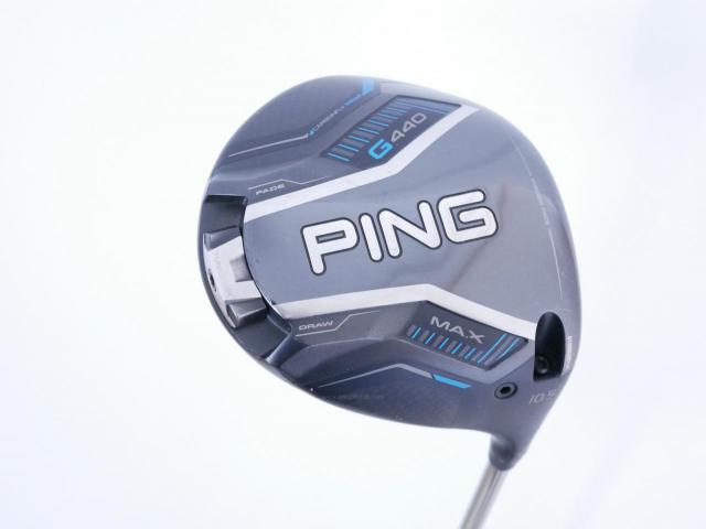 Driver : PING : ไดรเวอร์ Ping G440 Max (รุ่นล่าสุด ออกปี 2025 Japan Spec) Loft 10.5 ก้าน Ping Tour 2.0 65 Flex S