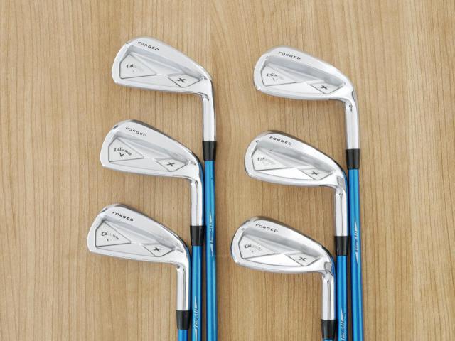 Iron set : Callaway : ชุดเหล็ก Callaway X Forged มีเหล็ก 5-Pw (6 ชิ้น) ก้านกราไฟต์ Tour AD 75 Flex R