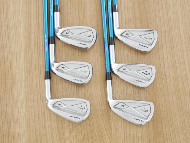 Iron set : Callaway : ชุดเหล็ก Callaway X Forged มีเหล็ก 5-Pw (6 ชิ้น) ก้านกราไฟต์ Tour AD 75 Flex R