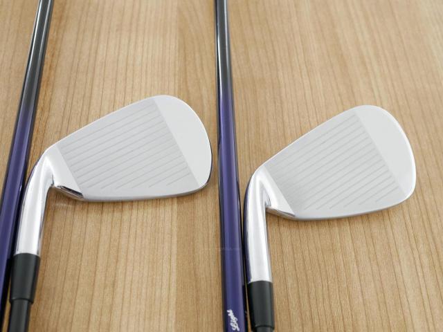 Iron set : Mizuno : ชุดเหล็ก Mizuno JPX EIII SV Hot Metal (ตัวท้อป ใบใหญ่ที่สุดของ Mizuno ตีง่ายมาก หน้าเด้ง ตีไกล) มีเหล็ก 6-Pw (5 ชิ้น) ก้านกราไฟต์ Flex R