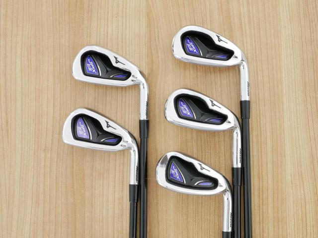 Iron set : Mizuno : ชุดเหล็ก Mizuno JPX EIII SV Hot Metal (ตัวท้อป ใบใหญ่ที่สุดของ Mizuno ตีง่ายมาก หน้าเด้ง ตีไกล) มีเหล็ก 6-Pw (5 ชิ้น) ก้านกราไฟต์ Flex R