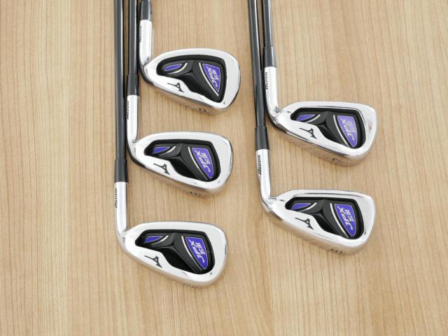 Iron set : Mizuno : ชุดเหล็ก Mizuno JPX EIII SV Hot Metal (ตัวท้อป ใบใหญ่ที่สุดของ Mizuno ตีง่ายมาก หน้าเด้ง ตีไกล) มีเหล็ก 6-Pw (5 ชิ้น) ก้านกราไฟต์ Flex R