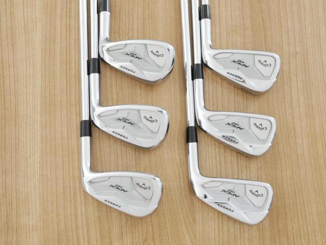 Iron set : Callaway : ชุดเหล็ก Callaway APEX Pro Forged (ออกปี 2019) มีเหล็ก 5-Pw (6 ชิ้น) ก้านเหล็ก NS Pro 950 Flex S