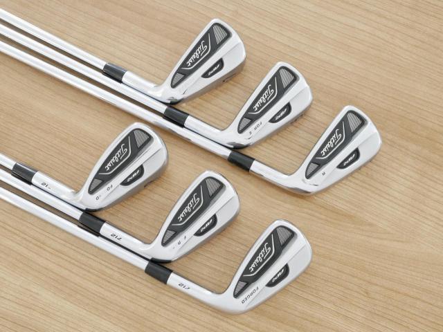 Iron set : Titleist : ชุดเหล็ก Titleist AP2 712 Forged มีเหล็ก 5-Pw (6 ชิ้น) ก้านเหล็ก NS Pro 950 Flex R