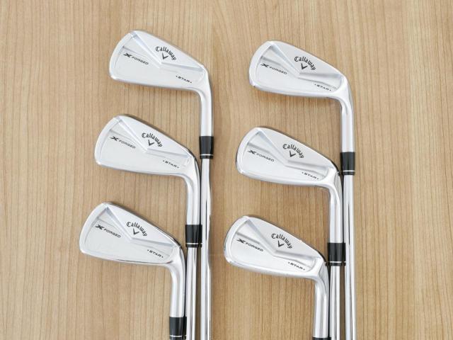 Iron set : Callaway : ชุดเหล็ก Callaway X Forged Star (รุ่นล่าสุด ออกปี 2024) มีเหล็ก 5-Pw (6 ชิ้น) ก้านเหล็ก NS Pro 950 NEO Flex S