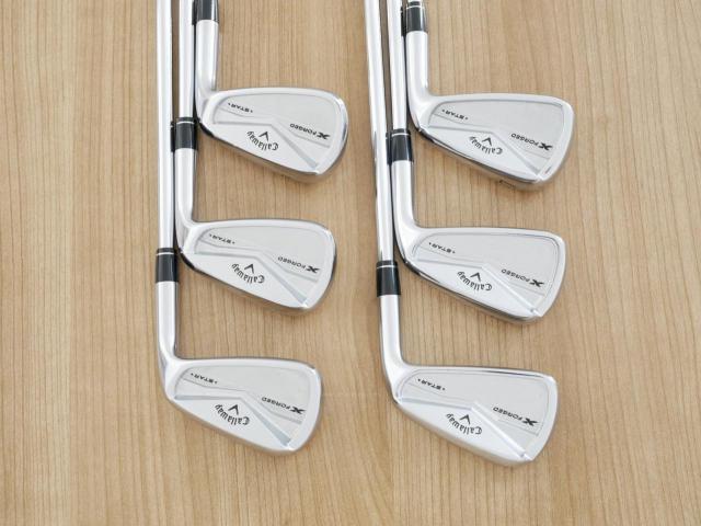 Iron set : Callaway : ชุดเหล็ก Callaway X Forged Star (รุ่นล่าสุด ออกปี 2024) มีเหล็ก 5-Pw (6 ชิ้น) ก้านเหล็ก NS Pro 950 NEO Flex S