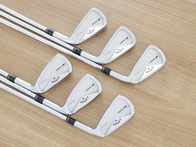 Iron set : Callaway : ชุดเหล็ก Callaway X Forged Star (รุ่นล่าสุด ออกปี 2024) มีเหล็ก 5-Pw (6 ชิ้น) ก้านเหล็ก NS Pro Modus 105 Flex S