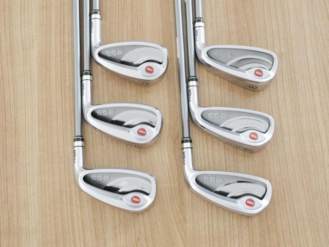 Iron set : PRGR : ชุดเหล็กกระเทย PRGR NEW Egg (ปี 2020 ตีง่ายและไกลมากๆ เด้งสุดๆ COR 0.82) มีเหล็ก 6-Pw,Aw (6 ชิ้น) ก้านกราไฟต์ M-37 Flex R