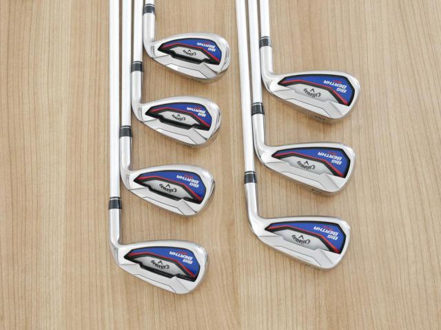 Iron set : Callaway : ชุดเหล็ก Callaway Big Bertha Beta (ใบใหญ่ ตีง่ายมาก) มีเหล็ก 6-Pw,Aw,Sw (7 ชิ้น) ก้านกราไฟต์ Fujikura Air Speeder Flex R2