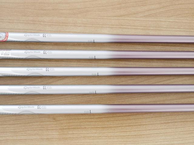 Lady club : All : ชุดเหล็ก Taylormade Gloire (รุ่นท๊อปสุด Japan Spec. ใบใหญ่ ตีง่าย ไกล) มีเหล็ก 7-Pw,Sw (5 ชิ้น) ก้านกราไฟต์ Flex L