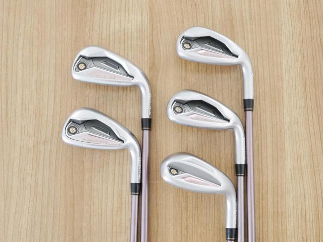 Lady club : All : ชุดเหล็ก Taylormade Gloire (รุ่นท๊อปสุด Japan Spec. ใบใหญ่ ตีง่าย ไกล) มีเหล็ก 7-Pw,Sw (5 ชิ้น) ก้านกราไฟต์ Flex L