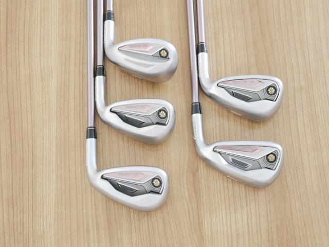 Lady club : All : ชุดเหล็ก Taylormade Gloire (รุ่นท๊อปสุด Japan Spec. ใบใหญ่ ตีง่าย ไกล) มีเหล็ก 7-Pw,Sw (5 ชิ้น) ก้านกราไฟต์ Flex L