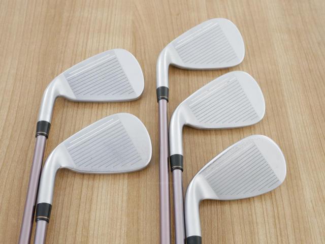 Lady club : All : ชุดเหล็ก Taylormade Gloire (รุ่นท๊อปสุด Japan Spec. ใบใหญ่ ตีง่าย ไกล) มีเหล็ก 7-Pw,Sw (5 ชิ้น) ก้านกราไฟต์ Flex L