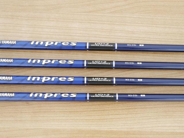 Iron set : Yamaha : ชุดเหล็ก Yamaha Inpres UD+2 (ออกปี 2019 ตีไกลที่สุด ไกลกว่าเหล็กทั่วไป 2 เบอร์ หน้าเด้ง COR 0.822) มีเหล็ก 7-Pw (4 ชิ้น) ก้านกราไฟต์ Flex R