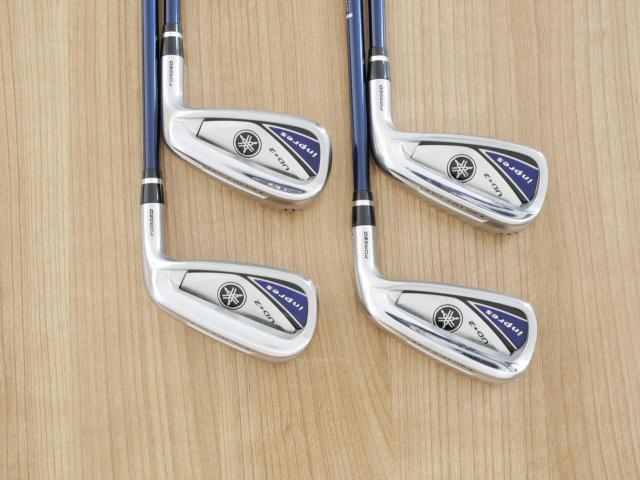 Iron set : Yamaha : ชุดเหล็ก Yamaha Inpres UD+2 (ออกปี 2019 ตีไกลที่สุด ไกลกว่าเหล็กทั่วไป 2 เบอร์ หน้าเด้ง COR 0.822) มีเหล็ก 7-Pw (4 ชิ้น) ก้านกราไฟต์ Flex R
