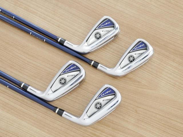 Iron set : Yamaha : ชุดเหล็ก Yamaha Inpres UD+2 (ออกปี 2019 ตีไกลที่สุด ไกลกว่าเหล็กทั่วไป 2 เบอร์ หน้าเด้ง COR 0.822) มีเหล็ก 7-Pw (4 ชิ้น) ก้านกราไฟต์ Flex R