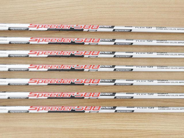 Iron set : Katana : ชุดเหล็ก Katana Voltio KABUTO 55 (หน้าเด้ง) มีเหล็ก 6-Pw,Aw,Sw (7 ชิ้น) ก้านกราไฟต์ Fujikura Speeder 589 Flex SR