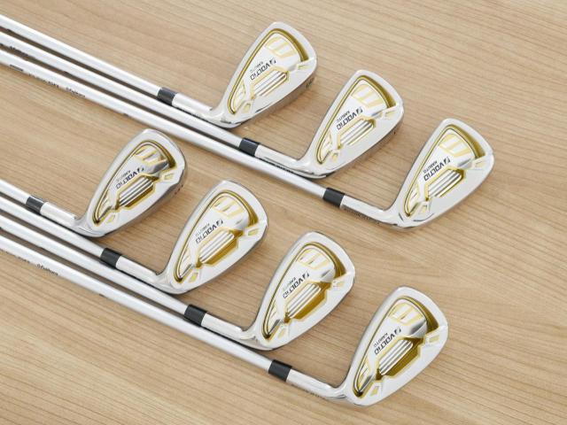 Iron set : Katana : ชุดเหล็ก Katana Voltio KABUTO 55 (หน้าเด้ง) มีเหล็ก 6-Pw,Aw,Sw (7 ชิ้น) ก้านกราไฟต์ Fujikura Speeder 589 Flex SR