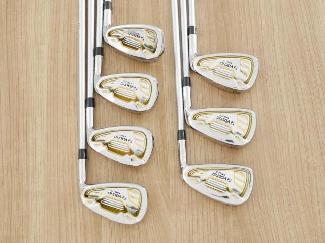 Iron set : Katana : ชุดเหล็ก Katana Voltio KABUTO 55 (หน้าเด้ง) มีเหล็ก 6-Pw,Aw,Sw (7 ชิ้น) ก้านกราไฟต์ Fujikura Speeder 589 Flex SR