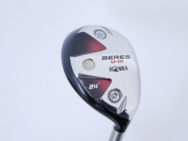 Fairway Wood : Honma : **ก้าน 3 ดาว** ไม้กระเทย Honma Beres U-01 Loft 24 ก้าน ARMRQ 6 (49) Flex R (3 ดาว)