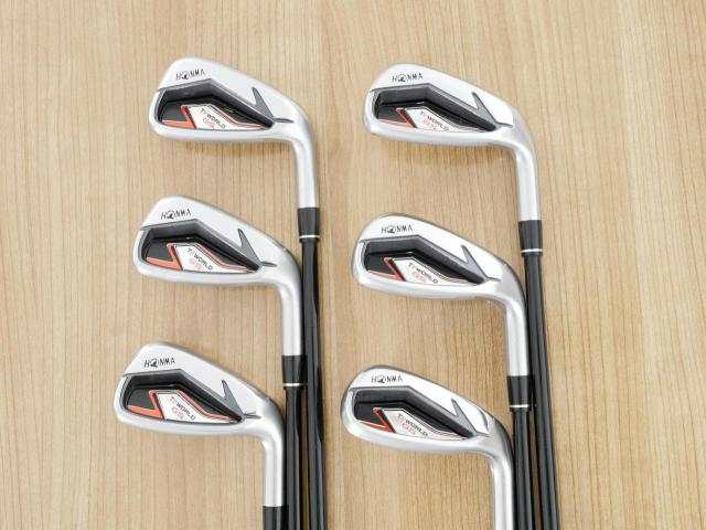 Iron set : Honma : ชุดเหล็ก Honma Tour World GS (ออกปี 2021 ใบใหญ่ ตีง่าย ไกล) มีเหล็ก 7-11,Sw (6 ชิ้น) ก้านกราไฟต์ Honma Speedtuned 48 Flex R