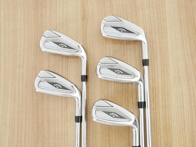 Iron set : Callaway : ชุดเหล็ก Callaway Paradym Ai Smoke HL (ออกปี 2024 ตีง่ายมาก ไกล Japan Spec.) มีเหล็ก 6-Pw (5 ชิ้น) ก้านเหล็ก NS Pro 950 NEO Flex S