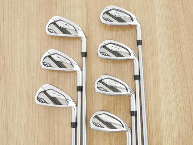 Iron set : Callaway : ชุดเหล็ก Callaway Mavrik (ปี 2020 ตีง่าย ไกลมากๆ) มีเหล็ก 5-Pw,Aw (7 ชิ้น) ก้านกราไฟต์ Mitsubishi Diamana 50 Flex S