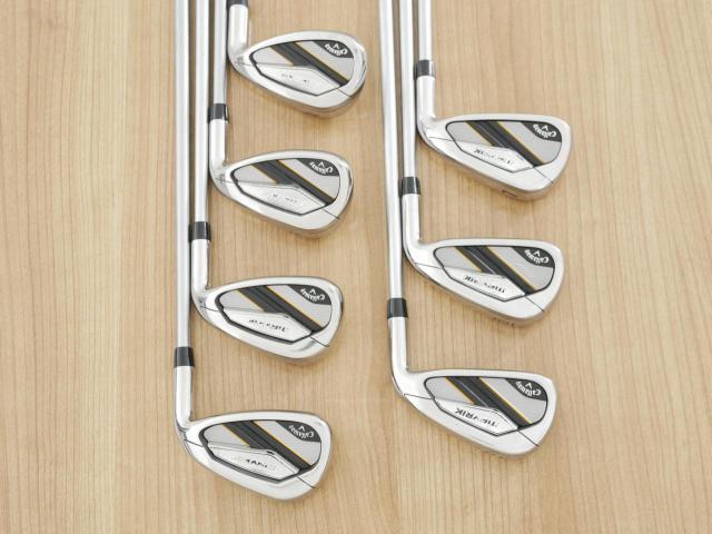 Iron set : Callaway : ชุดเหล็ก Callaway Mavrik (ปี 2020 ตีง่าย ไกลมากๆ) มีเหล็ก 5-Pw,Aw (7 ชิ้น) ก้านกราไฟต์ Mitsubishi Diamana 50 Flex S